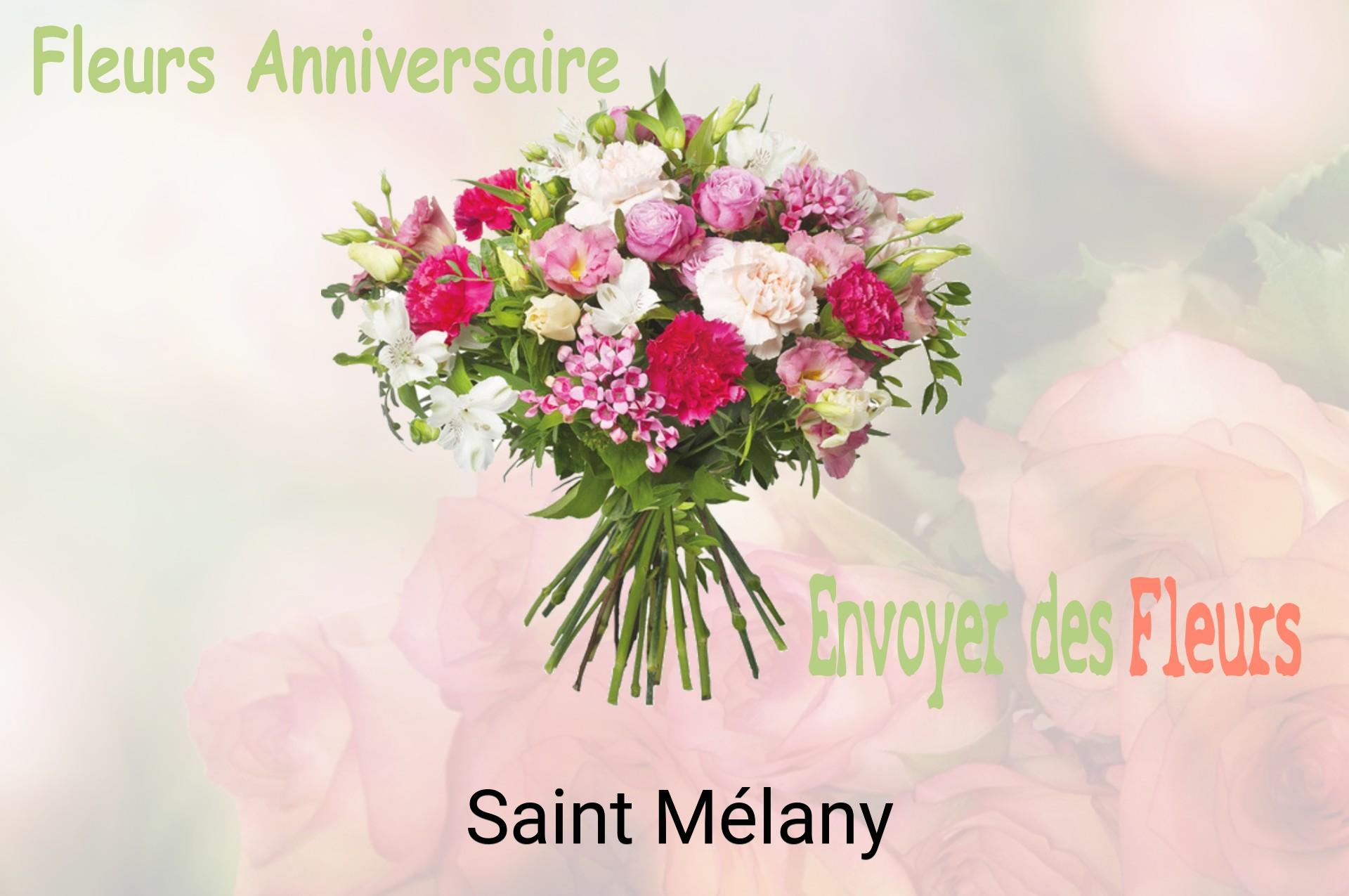Bouquet de fleurs d’anniversaire livré à Saint-Mélany